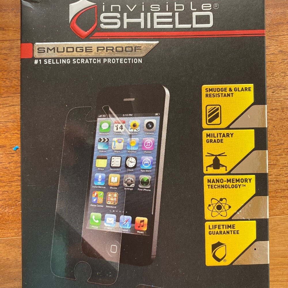 ZAGG invisible shield for iPhone 5/5S